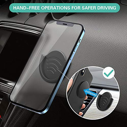 pop-tech Car Grips Mount for Phone Stand, 2 Pack Phone Holder for Collapsible Grip/Socket Mount Users with 3M Sticky Adhesive Replacement Used on Dashboard, Home, Desk, Wall - Black - color: Black