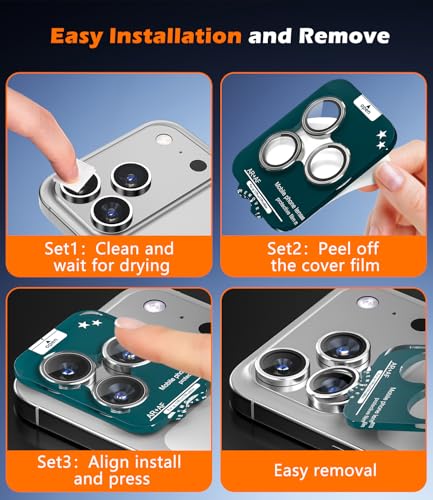 imluckies Camera Lens Protector for iPhone 17 Pro/iPhone 17 Pro Max - color: Sliver