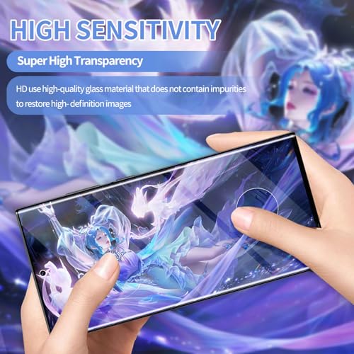 3 Pack Galaxy S23 Ultra Screen Protection with 2 Pack Camera Lens Protector, 9H Clear Hardness Tempered Glass and Anti Scratch Bubble Free Ultra Resistant(6.8”) - size: Galaxy S23 Ultra 6.8-inch