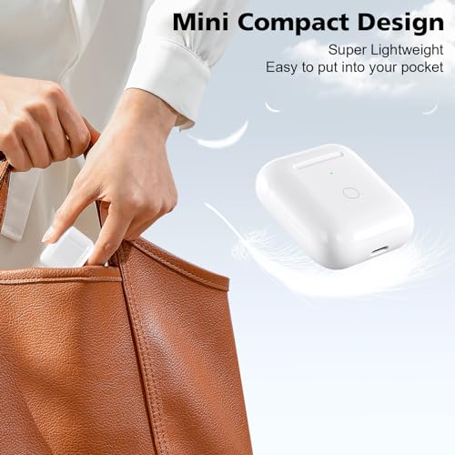 Wireless Charging Case Compatible with AirPod 1 2, Air Pods 1 2 Charger Case Replacement with Bluetooth Pairing Sync Button, No Earbuds,White - color: Air Pod Charging Case
