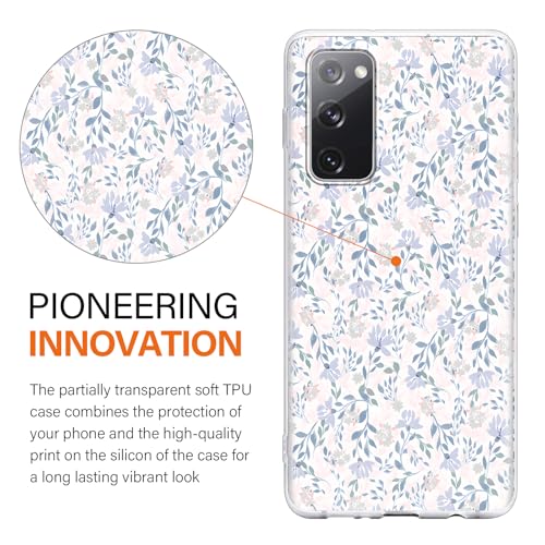Case for Samsung Galaxy S20 FE, Clear, 2 Pack - color: Flower Bunny, size: Samsung Galaxy S20 FE (4G/5G)