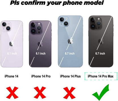 for iPhone 14 Pro Max Case Tortoise Shell Cute Design | [Military Grade Protection], 8FT Drop Resistant Shockproof Heavy Duty Phone Case Cover Women Men for iPhone 14 Pro Max 6.7” - size: iPhone 14 Pro Max