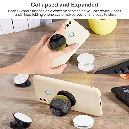 30 Pack Blank Phone Grip Holder, Expandable Phone Grip Stand,Black, White - color: Black, White