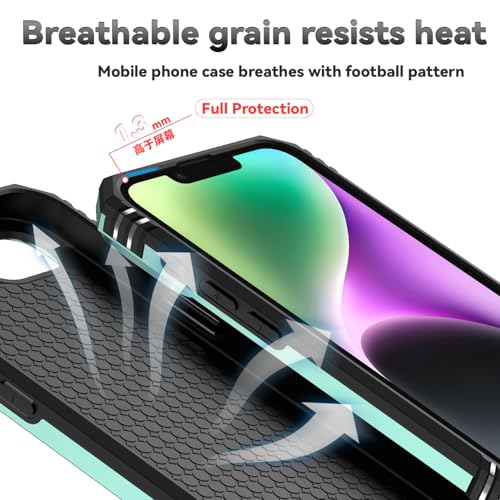 for iPhone 17E / iPhone 16E Case, with Camera Lens Cover Screen Protector, Dual Layer Military-Grade Drop Tested Magnetic Ring Holder Kickstand Protective Phone Case for iPhone 16E / 17E (Dark Green) - color: Dark Green w/ camera cover Military-Grade 2nd