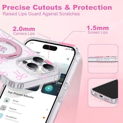 Butterfly Case for iPhone 14 Pro Max with Stand 6.7",C-Pink - color: C-Pink, size: Iphone 14 Pro Max