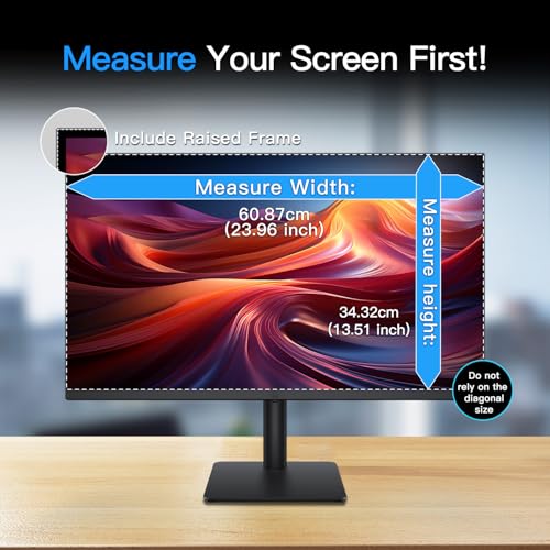 Magnetic Computer 27 Inch Privacy Screen for 16:9 Aspect Ratio - size: Computer Monitor 27Inch-1Pack