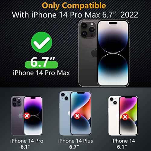 Fotbor for [3+3 Pack] iPhone 14 Pro Max Screen Protector with Camera Lens Protector, 9H Shatterproof Tempered Glass Film with Easy Installation Frame, HD Clear Sensitive Full Coverage 6.7 Inch - size: iPhone 14 Pro Max-6.7 inch