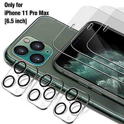 Ferilinso 3 Pack Screen Protector for iPhone 11 Pro Max, Tempered Glass - size: iPhone 11 Pro Max-Clear