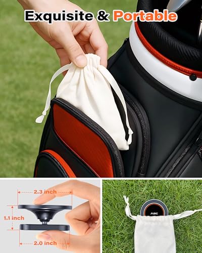 A2C Alloy Magnetic Golf Cart Phone Holder, Unique Golf Accessories for Men - color: 1x Iron Gray