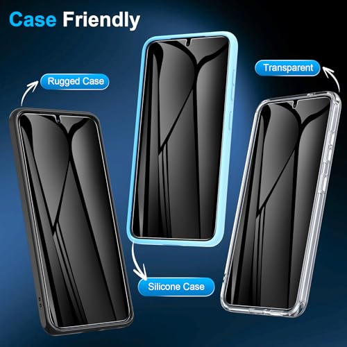 LYWHL 2 Pack for Samsung Galaxy S26 Privacy Screen Protector [Like Original Fingerprint Unlock], Anti-Spy Private S26 Film [Not Glass], Case Friendly, Scratch-Resistant, Sensitive Touch - size: Samsung Galaxy S26