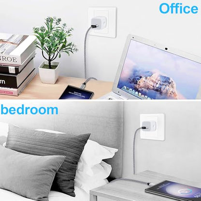 5V 1A Power Adapter Fast Charging Block for Samsung Galaxy A17/A16/A15/A14/S25 Ultra/S25/S24/S23/Z Flip 7 Z Fold 7,Single Port USB C Wall Charger Cube Box Power Adapter Android Phone Wall Plug Outlet - color: White