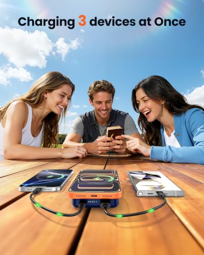 for Magsafe Portable Charger 10000mAh Magnetic Power Bank Battery Pack - color: Blue