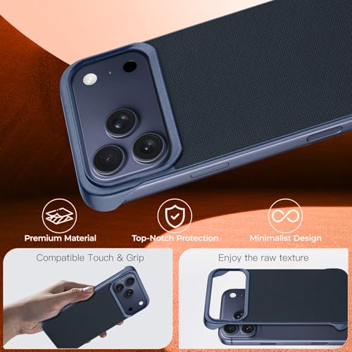 Phone Case Crafted for iPhone 17 Pro,Blue - color: Blue, size: iPhone 17 Pro