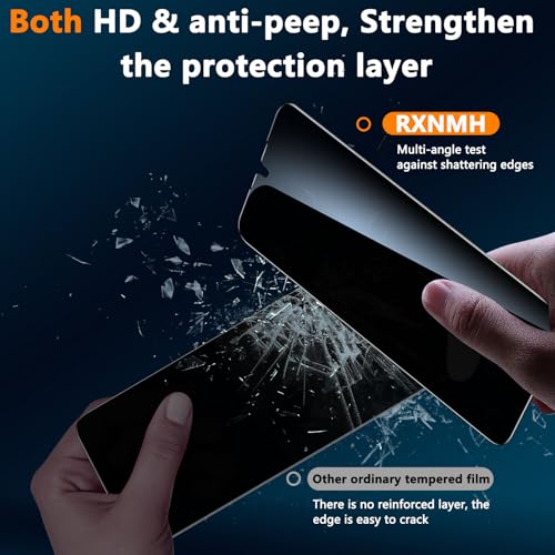 for Samsung Galaxy A16 Privacy Screen Protector Camera Lens Protector - size: Samsung Galaxy A16
