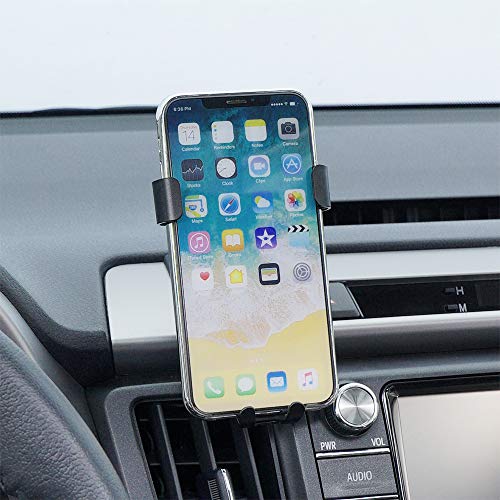Universal Car Phone Holder Fit for Toyota RAV4 2013 2014 2015 2016 2017 2018 Air Vent Phone Mount Adjustable, Car Phone Cradle Fit for iPhone Samsung 4-7 Inches Smartphone - style: RAV4 13-18 Alloy Black