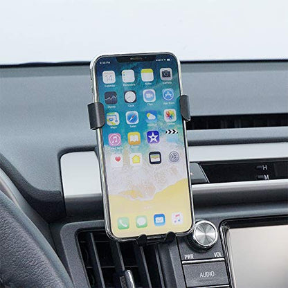 Universal Car Phone Holder Fit for Toyota RAV4 2013 2014 2015 2016 2017 2018 Air Vent Phone Mount Adjustable, Car Phone Cradle Fit for iPhone Samsung 4-7 Inches Smartphone - style: RAV4 13-18 Alloy Black