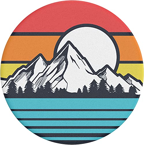 PopSockets Phone Grip with Expanding Kickstand, Adhesive Grip - Sunset Peaks - color: Sunset Peaks