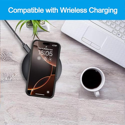 Battery Case for iPhone 16 Pro, 10000mAh Battery Pack Rechargeable Charger Case Support Carplay with Wireless Charging Compatible for iPhone 16 Pro (6.3 inch) External Battery Charging Cover(Black) - size: iPhone 16 Pro-Black