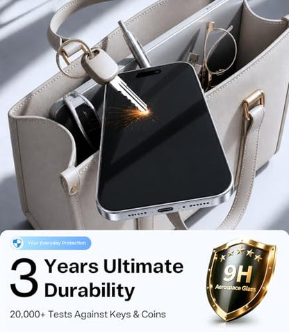 TORRAS SunView AR for iPhone 17 Pro Max Screen Protector, 6.9", 2-Pack | Anti-Reflective, Anti-Glare, Sunlight Use, Borderless Full Coverage, Military-Grade 9H Tempered Glass, For Bright-Light - size: iPhone 17 Pro Max（6.9 inch）