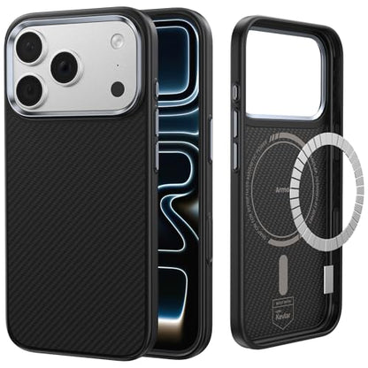 BENKS ArmorPro Case for iPhone 17 Pro Max with Camera Control Button, [Compatible with Magsafe] Military Grade Protective Case Built with Dupont Kevlar 600D Aramid Fiber - color: 600D ArmorPro