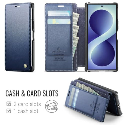 for Samsung Galaxy Z Fold 8 Ultra - Case Wallet Slim, Deep Blue - color: Deep Blue, size: Samsung Galaxy Z Fold 8 Ultra