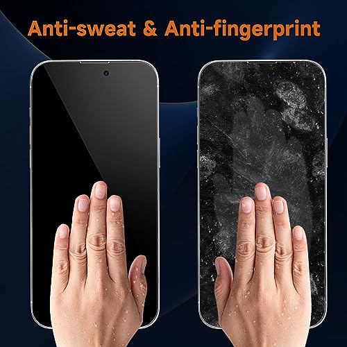 3 Pack Privacy Screen Protector for iPhone 15 Pro Max / 15 Plus - size: 15 Pro Max
