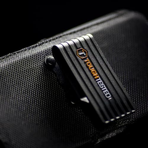 3XL Belt Clip Phone Holster with Magnetic Closure | Rugged ballistic nylon holster with 360° rotating clip for iPhone 17 Pro Max and extra-large smartphones
