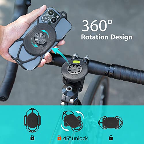 Bone Bike Tie Connect Kit 2, Quick Release Bike Phone Stem Mount