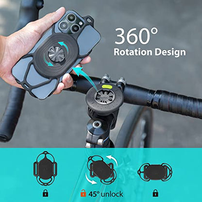 Bone Bike Tie Connect Kit 2, Quick Release Bike Phone Stem Mount