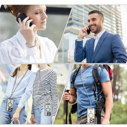 VVAAGG Cell Phone Lanyard for iPhone Crossbody Phone Strap - color: Grey