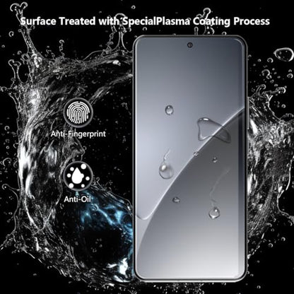 1 Pack Privacy Screen Protector for Xiaomi 15 with 2 Pack Camera Lens Protector, 9H Hardness, Anti Spy Tempered Glass Film, Black Protector for Xiaomi 15 - size: for Xiaomi 15