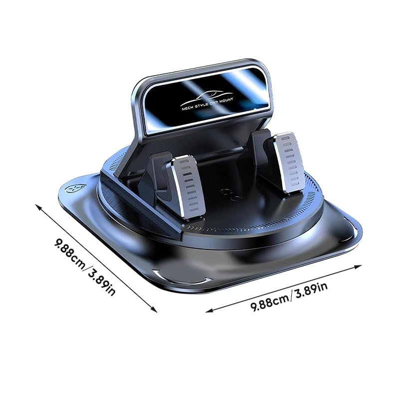 Car Phone Holder with 360 Degree Rotation 2026 Dashboard Phone Mount, 1PC