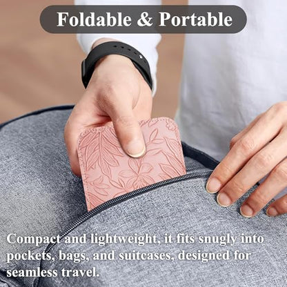 Airplane Travel Essentials for Flying Flex Flap Cell Phone Holder & Flexible Tablet Stand for Desk, Bed, Treadmill, Home & in-Flight Airplane Travel Accessories(1-Carved Pink) - color: 1-Carved Pink