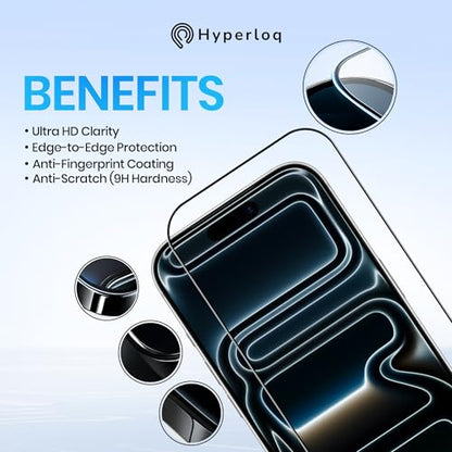 NeoGlass Privacy Screen Protector for iPhone Air, 2-Pack, Easy Install Anti-Spy 9H Tempered Glass, Anti-Fingerprint, Bubble-Free - size: Air