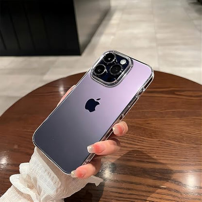 Designed for iPhone Case,Premium Sleek Crystal Clear,Anti-Yellowing Anti-Scratch Full Body Protection,Hard PC Transparent Ultra Slim Thin Shockproof Phone Case (iPhone 14,Clear) - size: iPhone 14