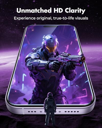UNBREAKcable iPhone 17 Screen Protector & Camera Lens Protector - size: iPhone 17