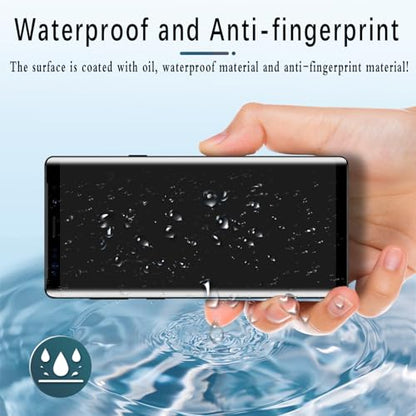 Slanku 2 Pack Tempered Glass for Samsung Galaxy Note 9 Screen Protector 3D
