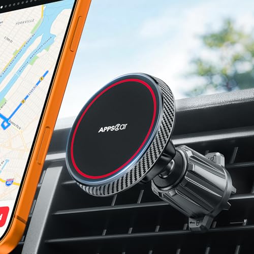 APPS2Car for MagSafe Car Mount, Magnetic Phone Holder for Car Air Vent - color: Magsafe 1-Pack
