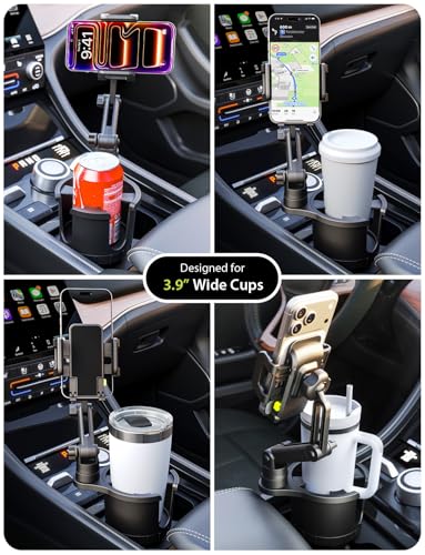 Bracketron Cup Holder Phone Mount for Car, TripGrip Truck Phone Holder