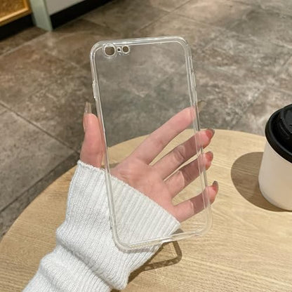 Clear Case for iPhone 6/6s case.Soft Phone Cover Slim Light Full Protection Shockproof (Clear, for iPhone 6/6s) - size: for iPhone 6/6s