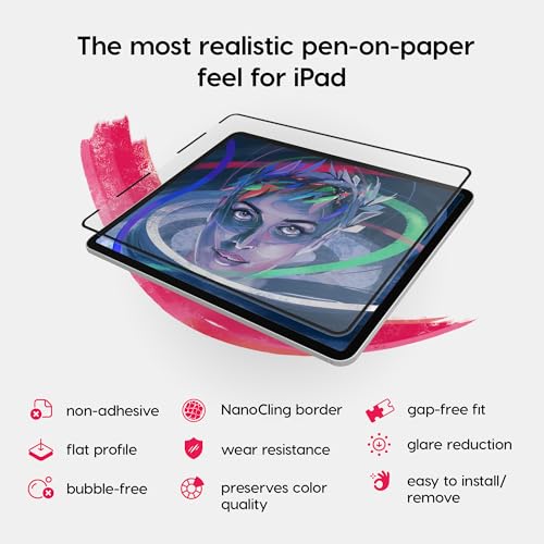 Astropad Rock Paper Pencil v3.0 – Paper Screen Protector for iPad Pro 11 inch (M4, M5) + Apple Pencil Tips Replacement 2 Pack – Apple Pencil 1st/2nd Gens and Pencil Pro - size: iPad Pro 11-inch (M4, M5)