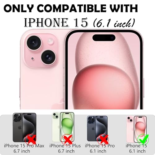 for iPhone 14 Clear Case with 2 Screen Protector,[Not Yellowing] Military Grade Drop Protection Thick Anti-Fall Transparent Heavy Duty Shockproof Phone Cover for Apple iPhone 14 6.1" (Clear) - color: Clear