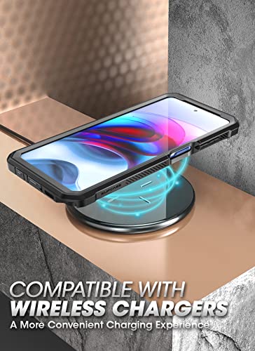 SUPCASE for Moto G Stylus 5G Case (2022) with Screen Protector &Stand,Black | Built-in Kickstand, 360° Rotating Belt Clip, Heavy Duty Rugged Phone Case, Military-Grade Protection, Unicorn Beetle Pro