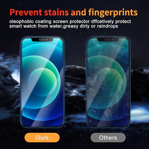 Privacy Screen Protector for iPhone 12 Mini 5.4 Inch 3 Pack, Tempered Glass Film Anti-spy Scratch Resistant 9H Hardness Case Friendly - size: iPhone 12 Mini