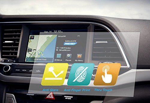 Universal Trimmable Screen Protector for All Scion Navigation (3-Pack), Anti-Glare and Anti Finger Print, 8 x 7 inches