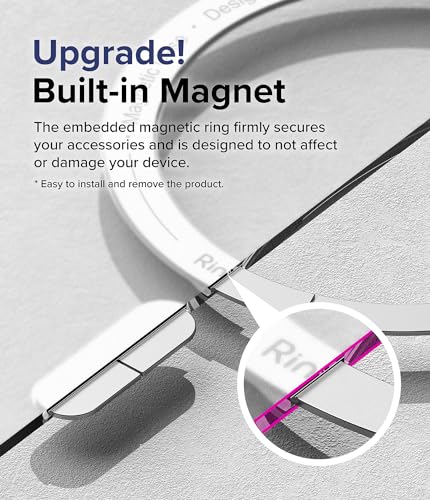 Ringke for iPhone 15 Pro Max Case [Fusion Magnetic Matte Clear] | Compatible with MagSafe, Oil & Dirt Resistant, Anti-Fingerprint Technology Prevents Oily Smudges, Feels Velvety Soft - size: iPhone 15 Pro Max