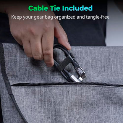 SMALLRIG USB4 40Gbps USB-C Cable 240W 60cm/23.6in - 5076 - size: 60 cm/23.6 in, style: Straight to Angled