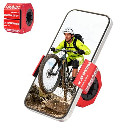 Bike Handlebar Mounts for 4.5-7.5 Phones (Red) - color: Red
