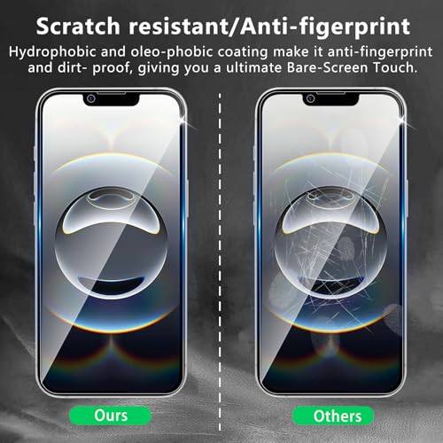 3 Pack Screen Protector Designed for iPhone 16e / 17e with 3 Pack Tempered Glass Camera Lens Protector,Ultra HD Clear,9H Hardness,Easy Install - Case Friendly,Scratch Resistant - color: iPhone 16e / 17e 33