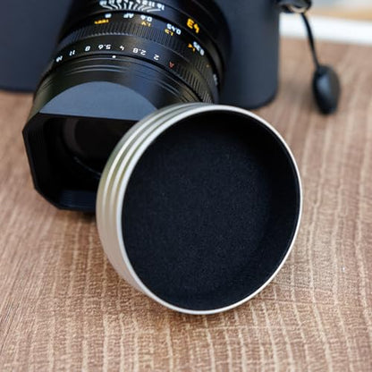 Q3 43 Metal Lens Cap Protector for Leica Q3 43 Q Q-P Camera Accessories - color: Silver